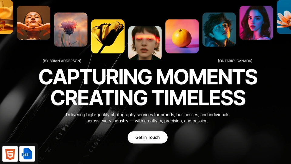 Golden Flash - Photography & Creative Studio HTML Template