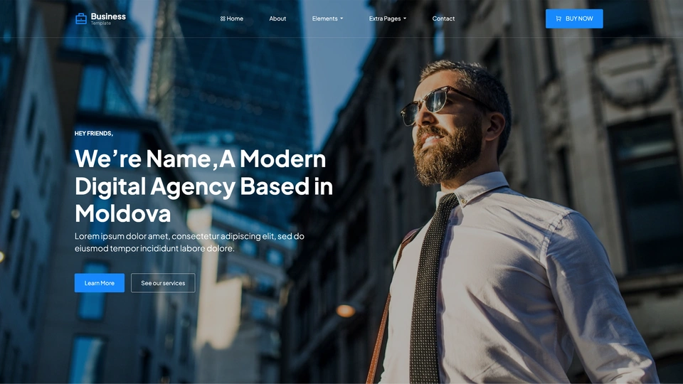 Businzz - Multipurpose Business Website Template