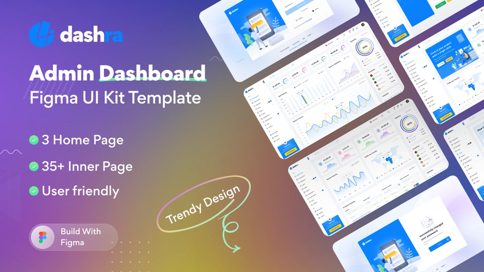 Dashra - Admin Dashboard Figma Ui Template