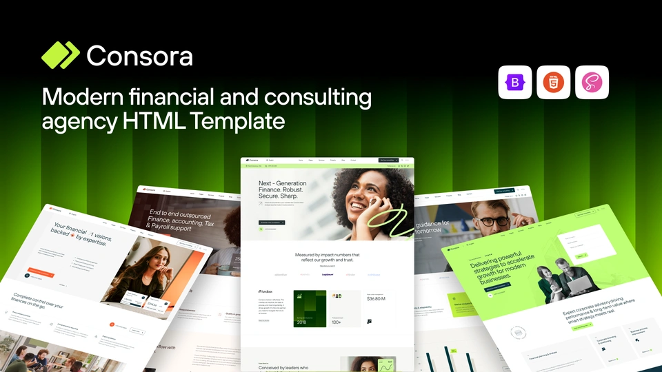Consora - Business Finance & Consulting HTML Template