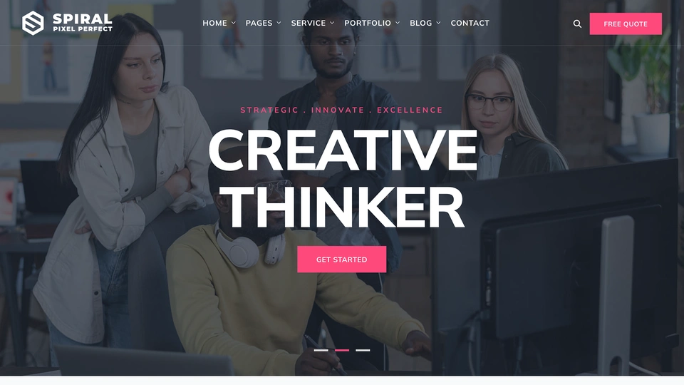 Spiral - Web Design Agency HTML Template