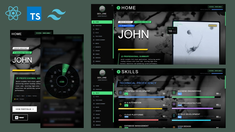 DevOne - React Portfolio Template