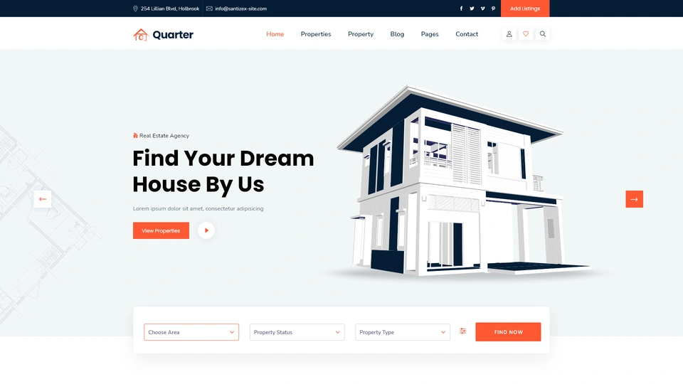 Quarter - Real Estate HTML Template