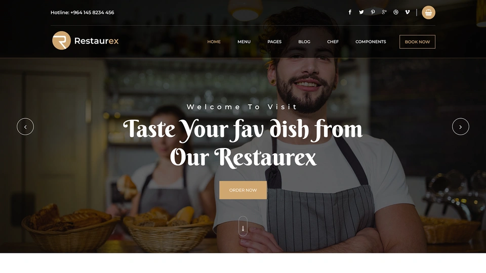 Restaurex - Cafe & Restaurant HTML Template