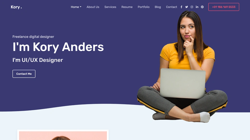 Kory - Portfolio/CV/Resume HTML Template