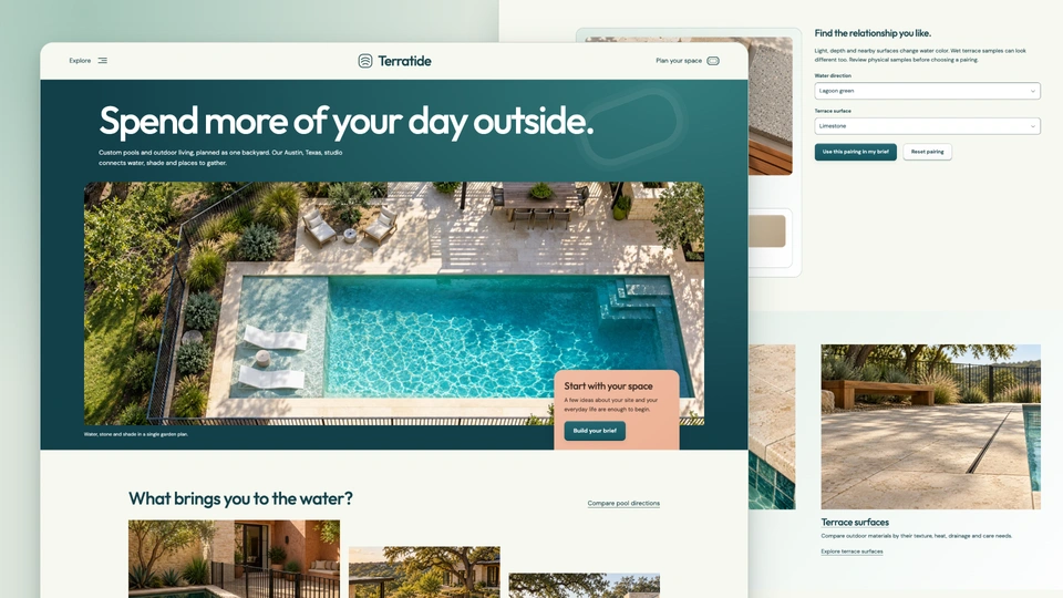Terratide - Pool and Outdoor Living Builder HTML Website Template