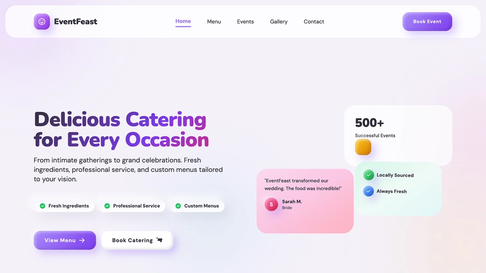 EventFeast - Catering Event and Food Services HTML Template