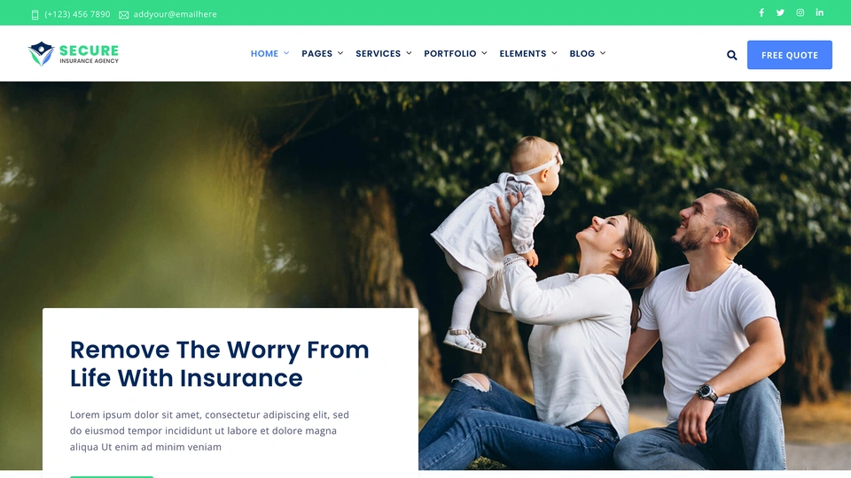 Health Insurance Website Templates - WrapBootstrap health-insurance-website-templates-wrapbootstrap