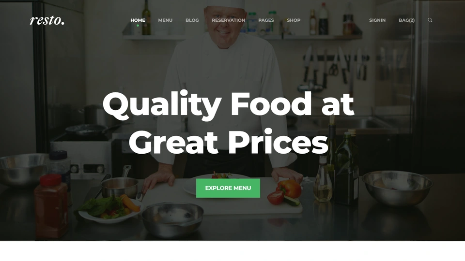Resto - Bootstrap 5 Restaurant Template