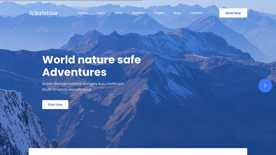 Safetour - Travel & Tour Agency Template