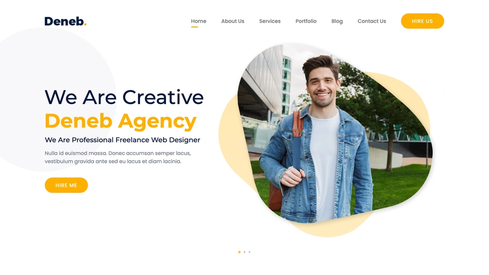 Deneb - Design Agency HTML Template + RTL