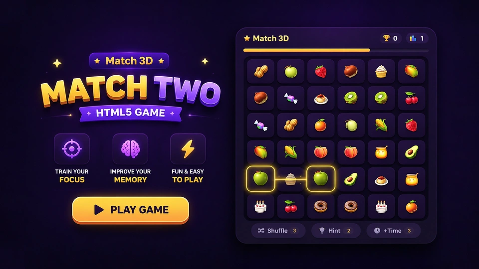 Match Pair - HTML5 Puzzle Game