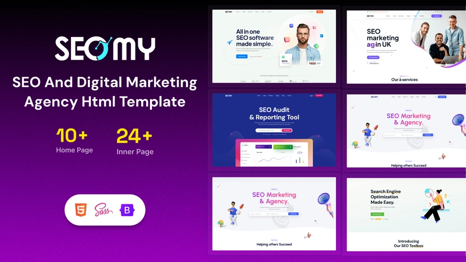 SEOMY - SEO and Digital Marketing Agency HTML Template