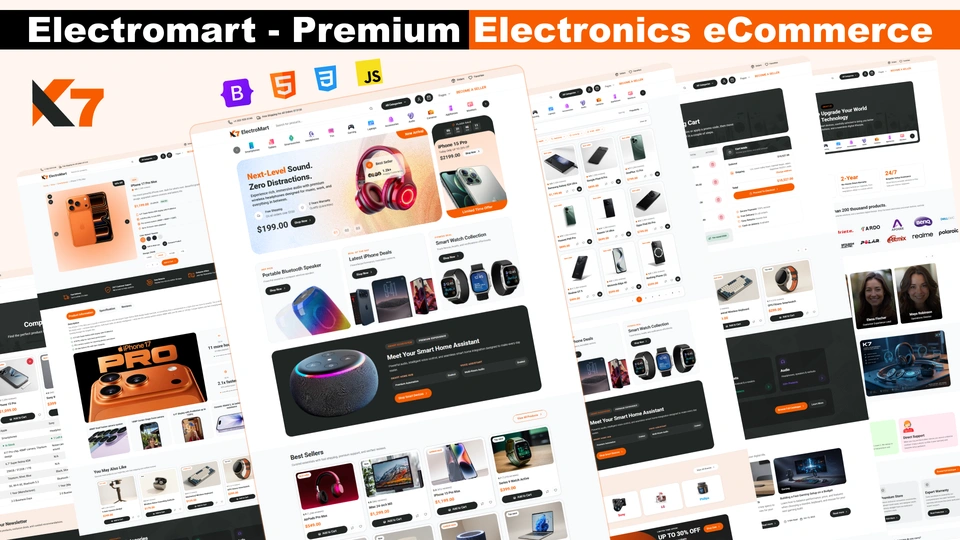 ElectroMart - Electronics eCommerce HTML Template