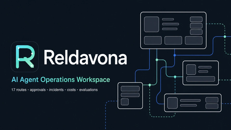 Reldavona - AI Agent Operations & Governance React Template