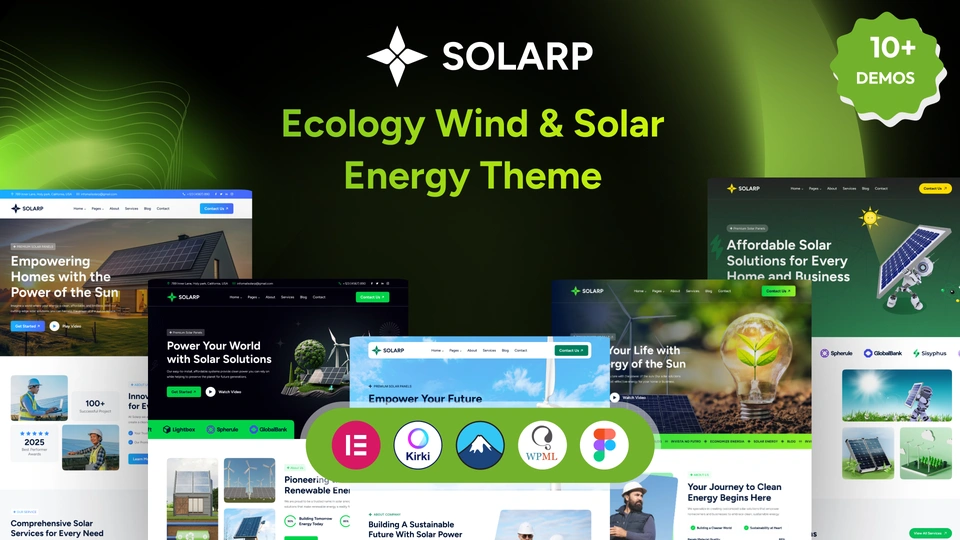 Solarp - Ecology Wind & Solar Energy WordPress Theme
