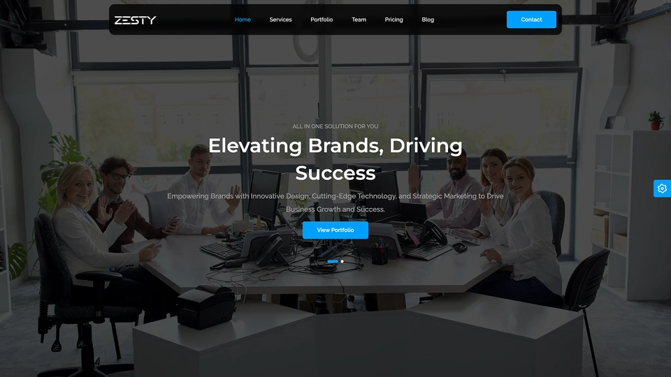 Zesty - Bootstrap 5 SaaS & Agency Landing Template + LTR & RTL + Light & Dark