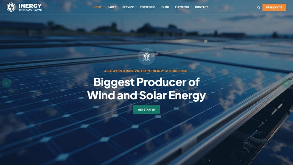 Inergy - Solar & Renewable Energy HTML Template
