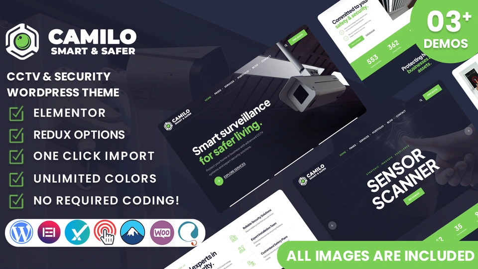 Camilo - CCTV & Security WordPress Theme