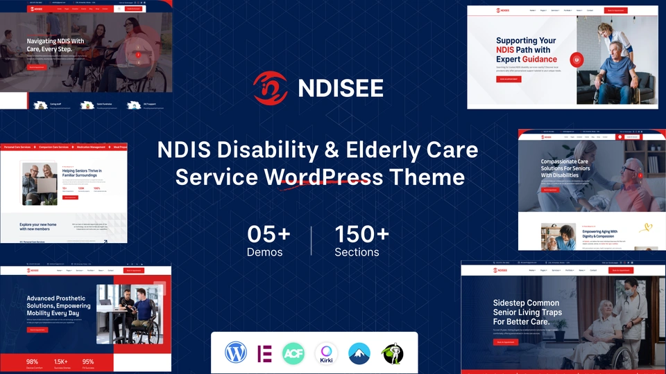 Ndisee - NDIS Disability & Elderly Special Care WordPress Theme
