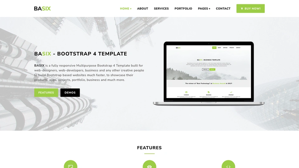 BASIX - Multipurpose Bootstrap Template
