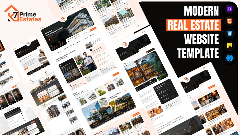 K7 Prime Estates - Modern Real Estate HTML Template