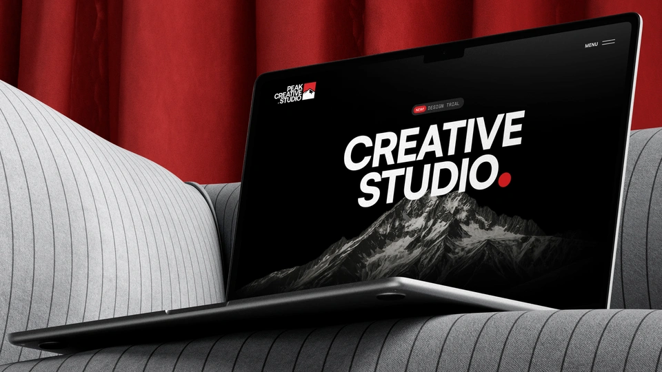 Peak Studio - Dark & Bold Framer Template For Creative Agencies
