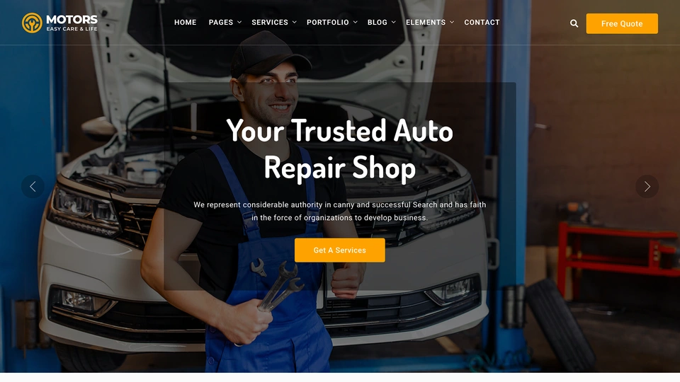 Motors - Car Service & Repair HTML Template