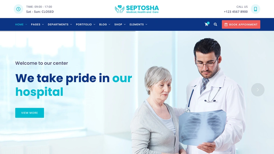 Septosha - Medical Health Care Template
