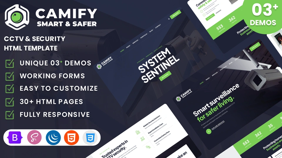 Camify - CCTV & Security HTML Template