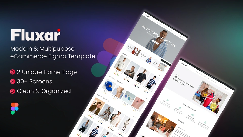 Fluxar - eCommerce Figma Template