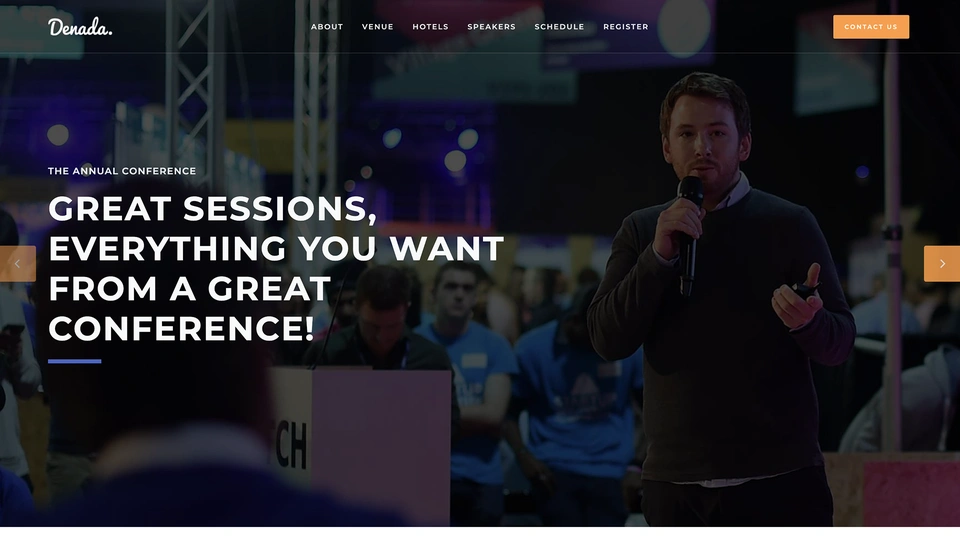 Denada - Conference & Event Landing Page
