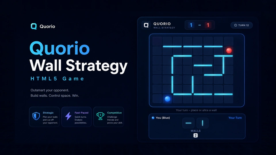 Quorio - HTML5 Strategy Board Game