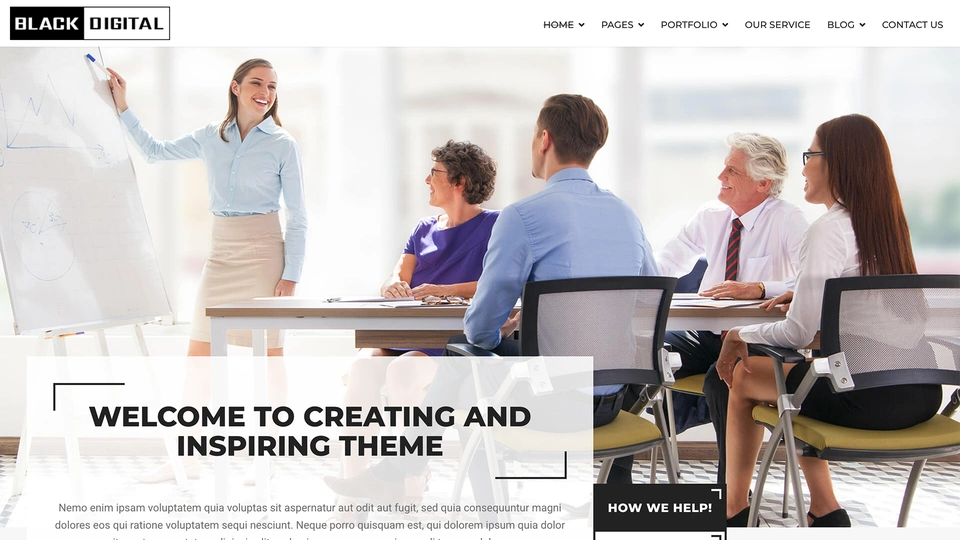 Black Digital - Creative Agency Template