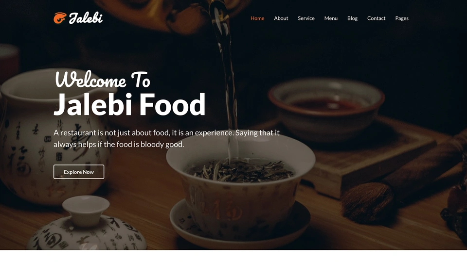 Jalebi - Bootstrap Restaurant Template