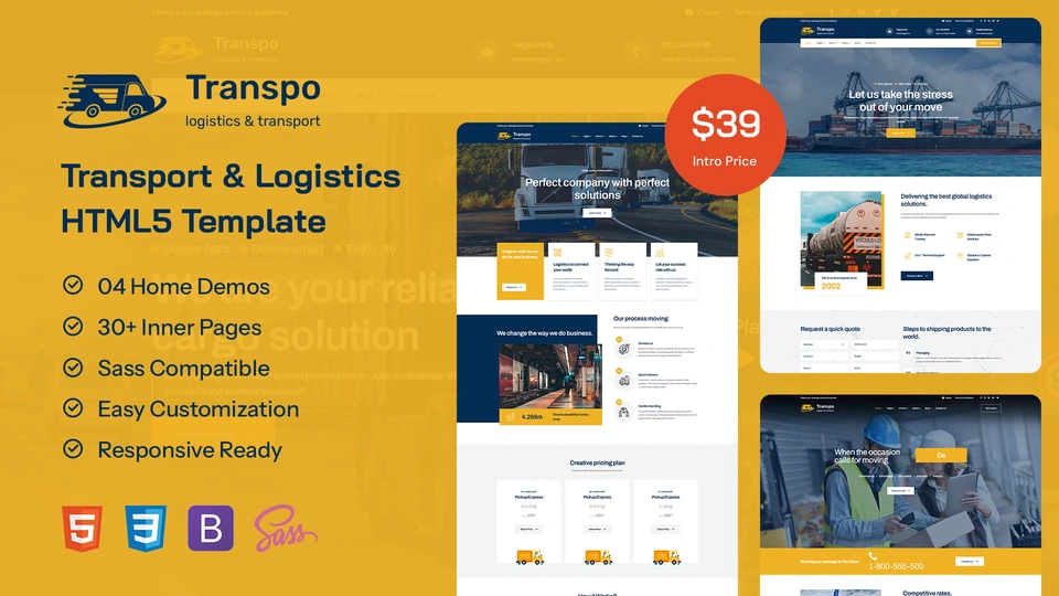 truck-website-templates-wrapbootstrap