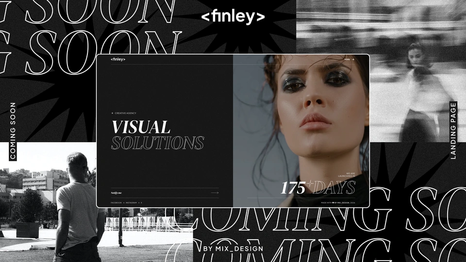 Finley - Coming Soon and Portfolio Template