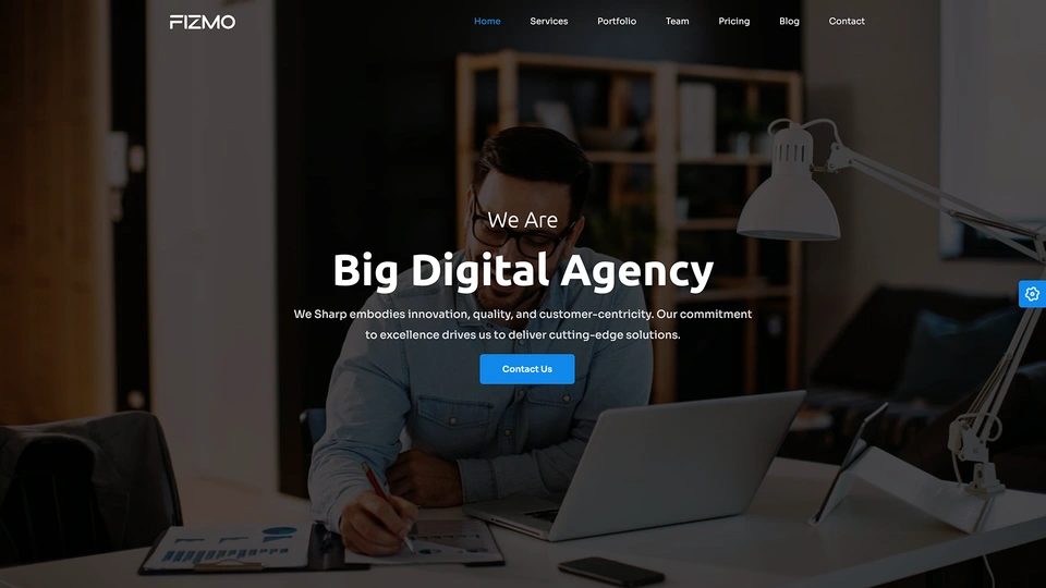 Fizmo - Landing Page Templates + LTR & RTL + Light & Dark