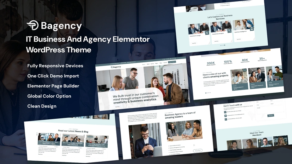 Bagency - IT Business And Agency WordPress Theme