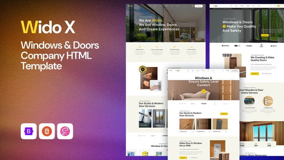 Widox - Windows & Doors Company HTML Template