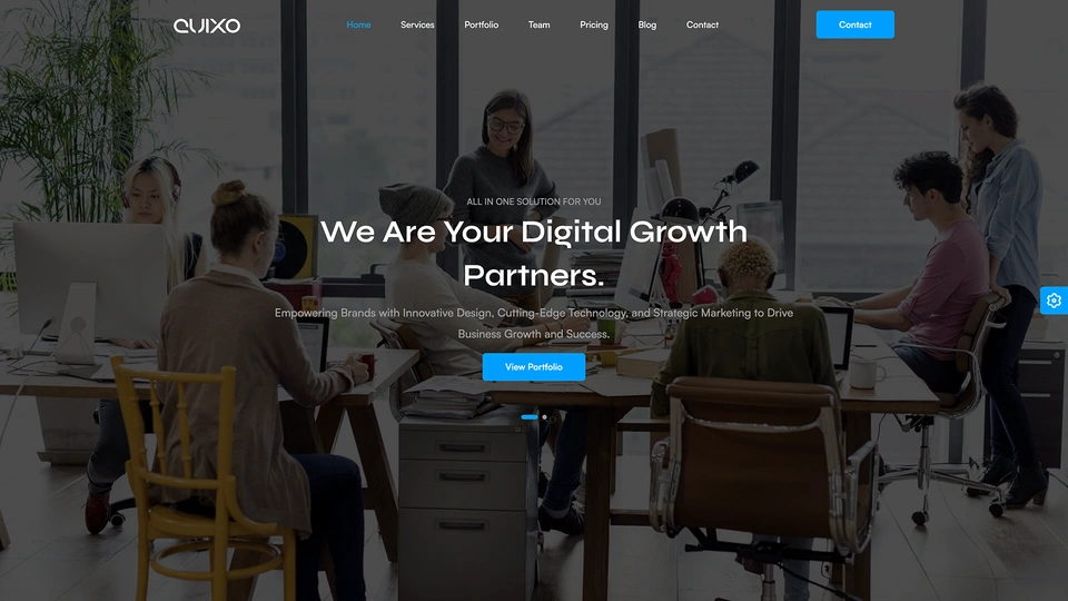 Quixo - Landing Page Templates + LTR & RTL + Light & Dark