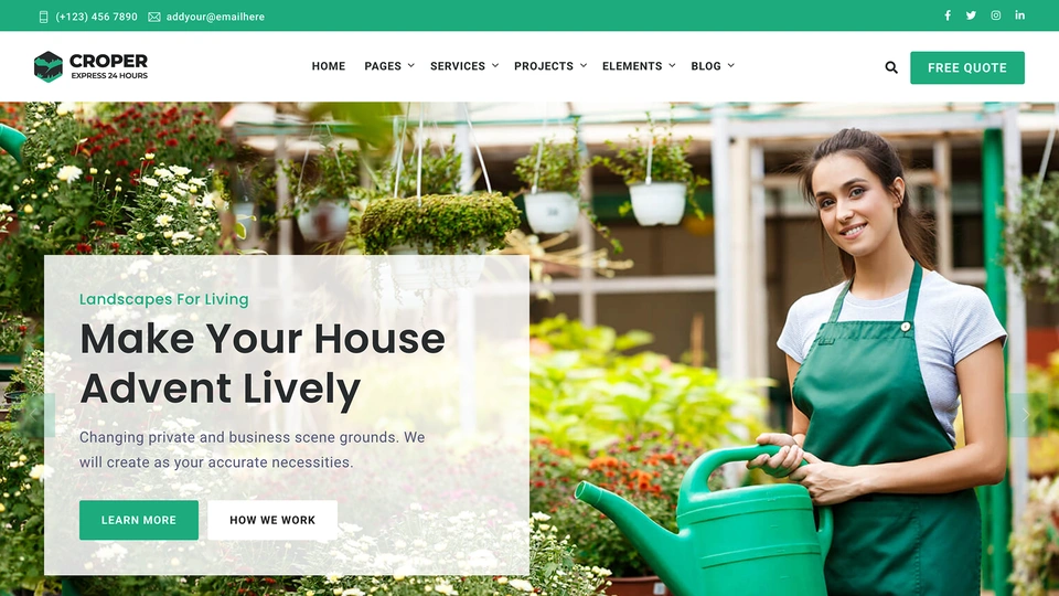 Croper - Gardening and Landscaping Template