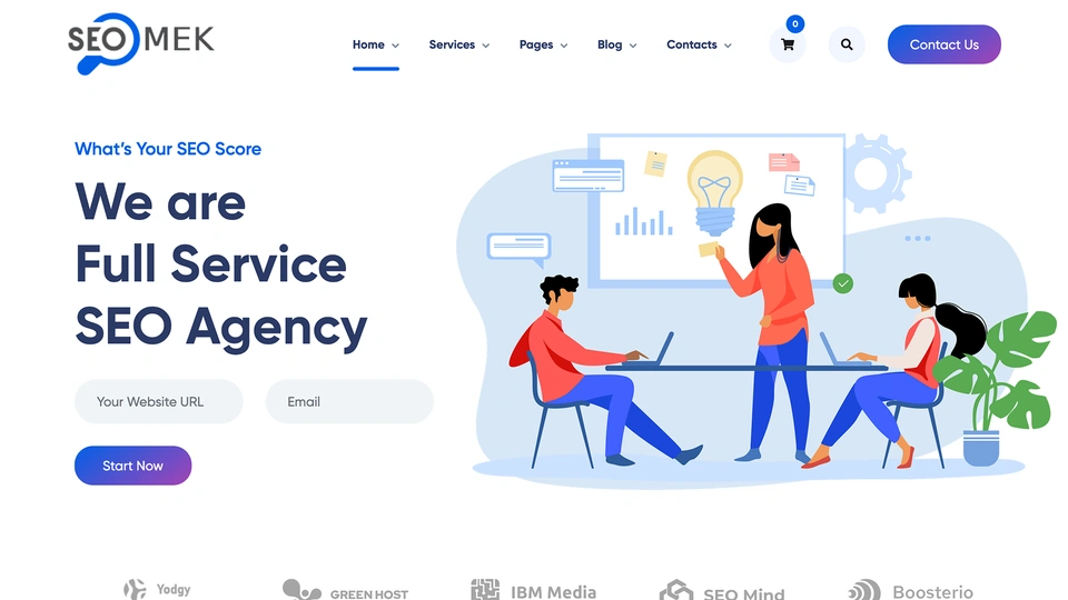 SEOMEK - SEO & Marketing HTML Template