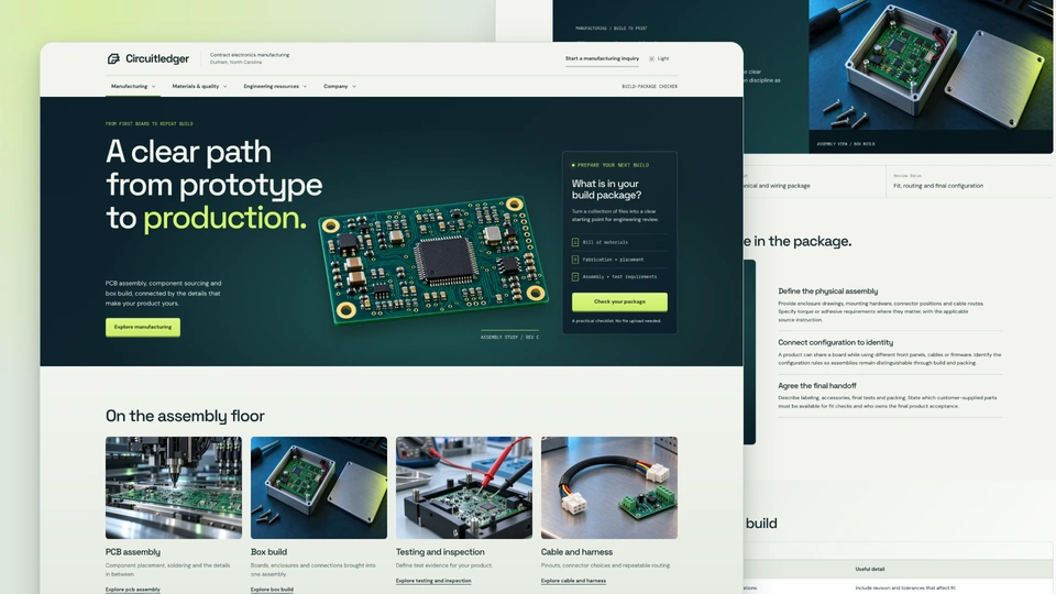 Circuitledger - Electronics Manufacturing HTML Website Template