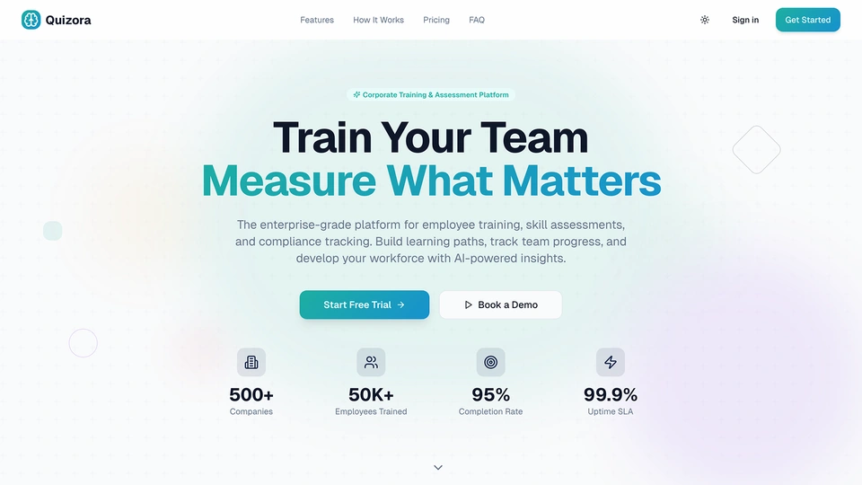Quizora - AI-Powered Quiz & Learning SaaS Platform