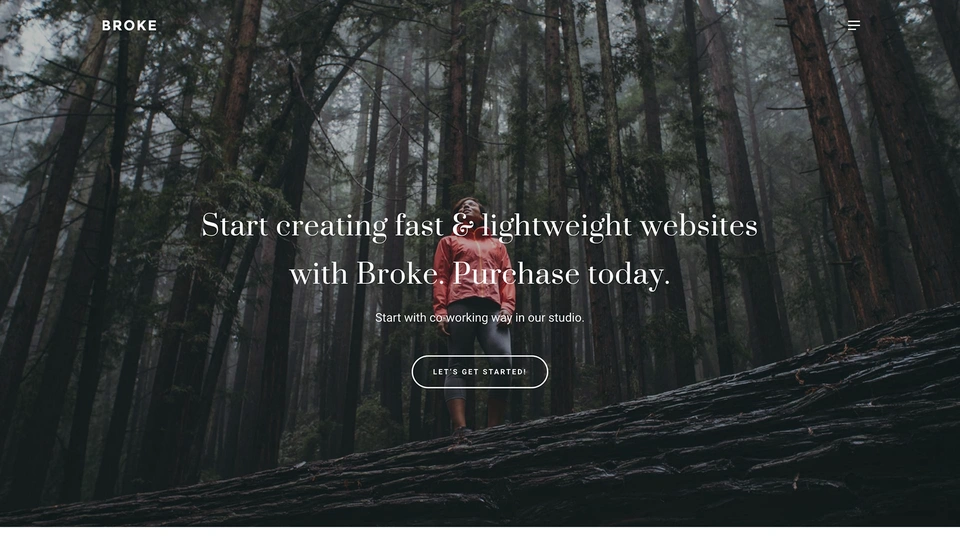 Broke - Responsive Portfolio Template