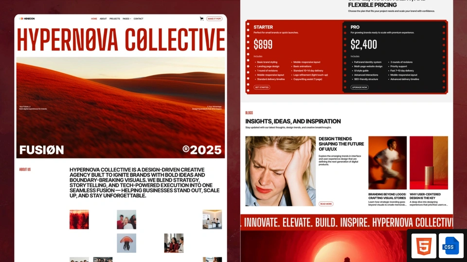 Henecon - Creative Agency & Ecommerce HTML Template