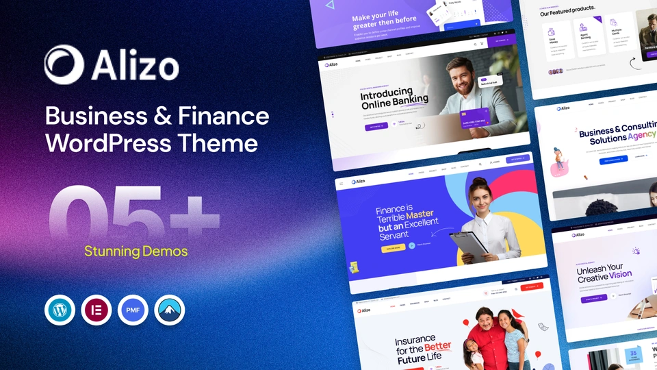Alizo - Business & Finance WordPress Theme