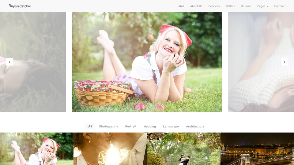 EyeCatcher - Photography Portfolio Template