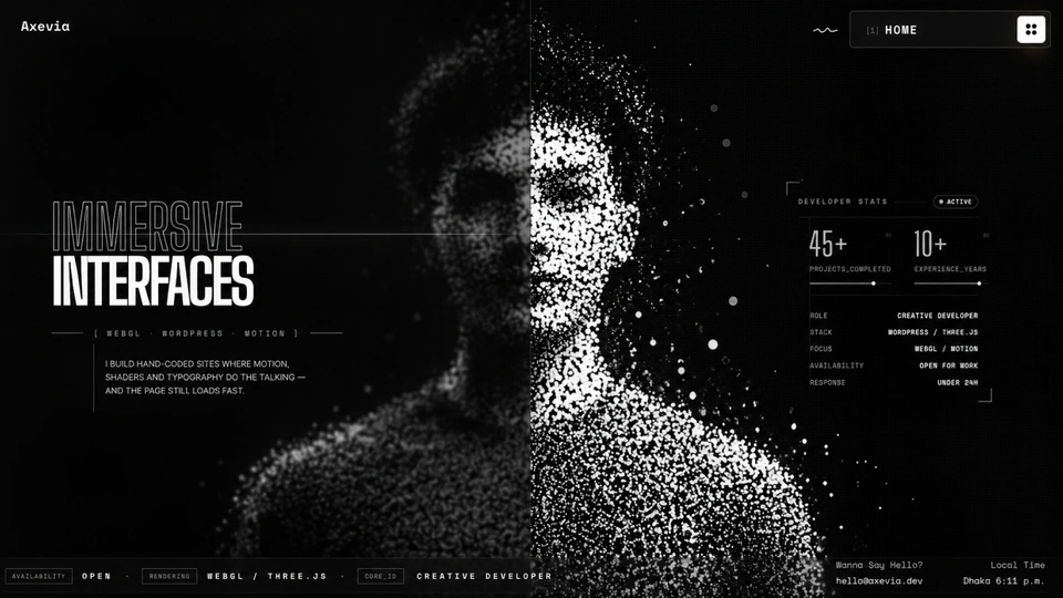 Axevia - Portfolio & Resume HTML Template